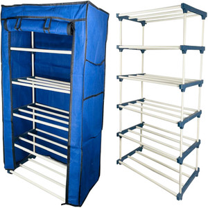 TURBOMAX 5Tiers Book Shelf Plastic Rack With