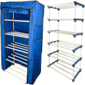 TURBOMAX 5Tiers Book Shelf Plastic Rack With