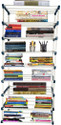 TURBOMAX 9 Tiers Book Shelf for Home