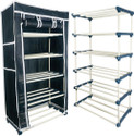 TURBOMAX Multipurpose shoe rackWardrobe Heavy Material PVC