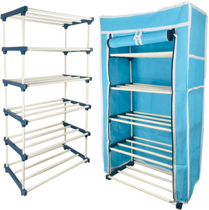 TURBOMAX Plastic Open Book Shelf