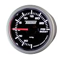 Turbosmart TS-0101-2023 52 mm - 2-1/16" 0-30 PSI Boost Gauge for Gated Boost Control Valves , Black