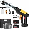 Turbowash Cordless Portable 48V Wireless Pressure Washer Gun -12000mAh High Pressure Water Gun for Car and Bike Precision Bonsai Pruning Shears, Convenient Flower Cutters Tool (Yellow1)