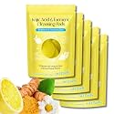 Turmeric &amp; Kojic Acid Face Cleansing Foaming Pads for Dark Spots, Skin Brightening &amp; Acne Prevention With Vitamin C, For All Skin Types (5 Pack (300 Pads))