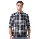 TURMS Men39s Casual Checks Shirts Odor Control