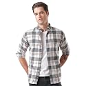 TURMS Men39s Casual Checks Shirts Odor Control