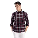 TURMS Men39s Casual Checks Shirts Odor Control