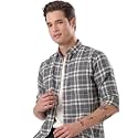TURMS Men39s Casual Checks Shirts Odor Control