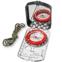 TurnOnSport Mirror Sighting Compass - Adjustable Declination, Multi-Function, Global Needle, Lightweight - Boy Scout, Hiking, Orienteering, Camping