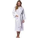 Turquaz Womens Lightweight Waffle Kimono Bathrobe for Men - Soft Quick-Dry Spa &amp; Summer Towel Robe, Cotton Blend