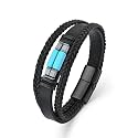 Turquoise Bracelet for Men Leather Men Bracelet