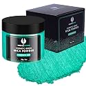 Turquoise Gem Mica Powder for Epoxy Resin 56g / 2oz. Jar - TECHAROOZ 2 Tone Resin Dye Color Pigment Powder for Lip Gloss, Nails, Colorant for Bath Bombs & Soap Making