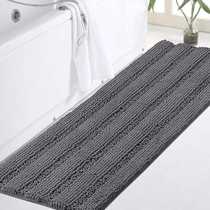 Turquoize Bath Mat Gray 47 inch x