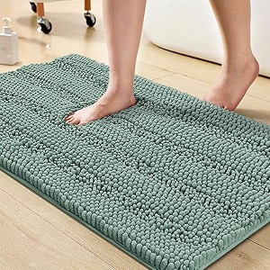Turquoize Bathroom Rug 20 inchx32 inch Soft