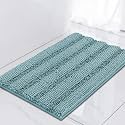 Turquoize Luxury Chenille Bath Rug for Bathroom