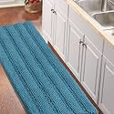 Turquoize Non-Slip Bath Mat Oversize Bathroom Rug