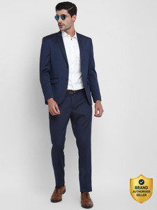 TURTLE 2 Piece Suit Solid Men Suit