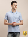 TURTLE Graphic Print Men Polo Neck Light