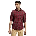 Turtle Men 100 Cotton Slim Fit Maroon