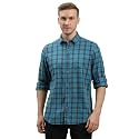 Turtle Men 100 Cotton Slim Fit Checkered