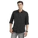 Turtle Men 100 Cotton Slim Fit Check