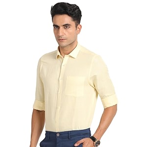 Turtle Men Cotton Linen Slim Fit Solid