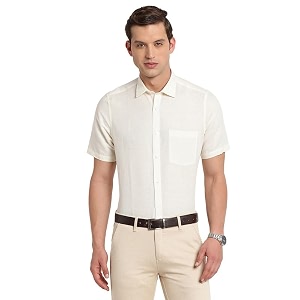 Turtle Men Cotton Linen Slim Fit Solid