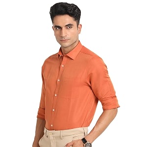 Turtle Men Cotton Linen Slim Fit Solid
