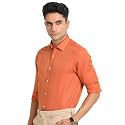 Turtle Men Cotton Linen Slim Fit Solid