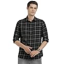 Turtle Men Cotton Melange Slim Fit Black