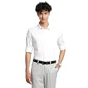 Turtle Men Cotton Solid Slim Fit Ceremonial