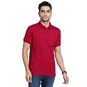Turtle Men Cotton Stretch Red Printed Polo