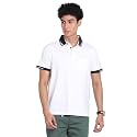Turtle Men Cotton Stretch White Plain Polo