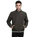 Turtle Men Knitted Olive-Beige Solid Regular Fit