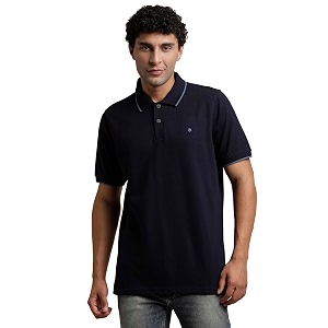 Turtle Men Poly Cotton Solid Polo Tshirt