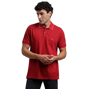 Turtle Men Poly Cotton Solid Polo Tshirt