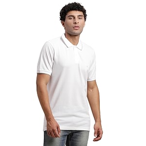 Turtle Men Poly Cotton Solid Polo Tshirt