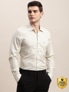 TURTLE Men Slim Fit Printed Spread Collar