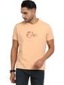 TURTLE Printed Men Crew Neck Pink T-Shirt