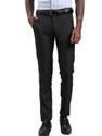 TURTLE Skinny Fit Men Black Trousers
