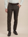 TURTLE Skinny Fit Men Brown Trousers