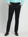 TURTLE Slim Fit Men Black Trousers