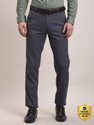 TURTLE Slim Fit Men Grey Trousers