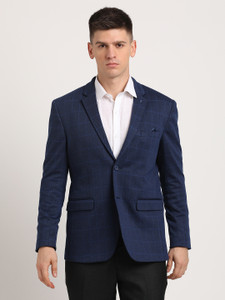 TURTLE Solid Single Breasted Casual Men Blazer
