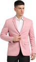 TURTLE Solid Single Breasted Casual Men Blazer