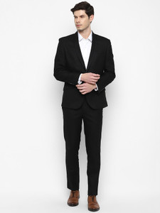 TURTLE Two Piece Suit Self Design Men