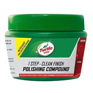 turtle wax 1-step clean finish polishing compound 100g green