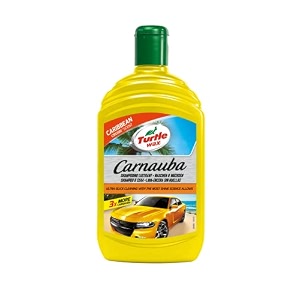 turtle wax carnauba shampoo  500 ml  1 step wash and wax  ph balanced car amp bike wash shampoo with carnauba wax  rich foam gloss shine amp paint protection