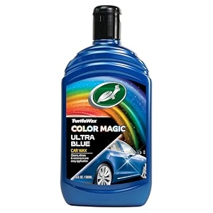 turtle wax color magic colour restoring car polish blue minor car scratch remover enhances car paint colour providing showroom shine and car wax protection 500ml pack of 1