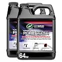 Turtle Wax Hybrid Solutions Pure Wash,pH Neutral Extreme Foaming Car Wash Soap,Bucket or Foam Cannon Application,Won't Strip Waxes or Coatings,Clay Bar Lubricant,Spot-Free Clean,64 fl oz,(Pack of 2)